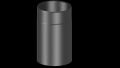 Lngenelement L-250, DN100 schwarz
