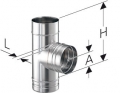 T-Stck 87 mit Abg. 150mm Muffe,150mm