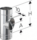 Feuerstttenanschlu 500/450mm, 130mm